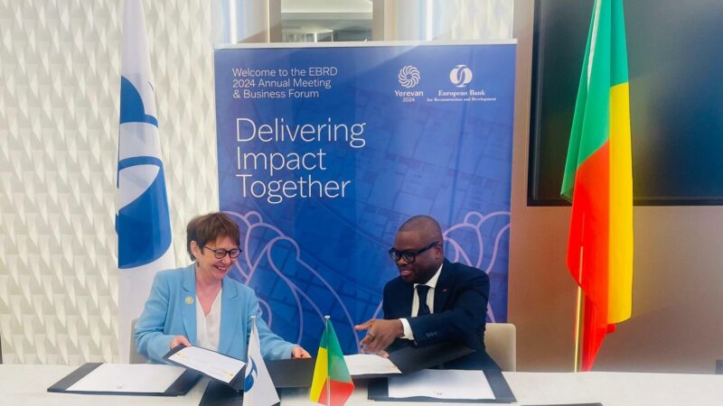 Le Bénin va abriter un bureau pays de la Banque Européenne pour la Reconstruction et le Développement