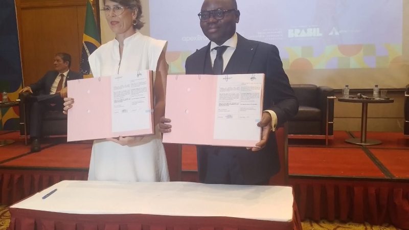 Coopération économique Bénin-Brésil : signature d’un Mémorandum d’Entente entre l’APIEx et l’APEX Brasil